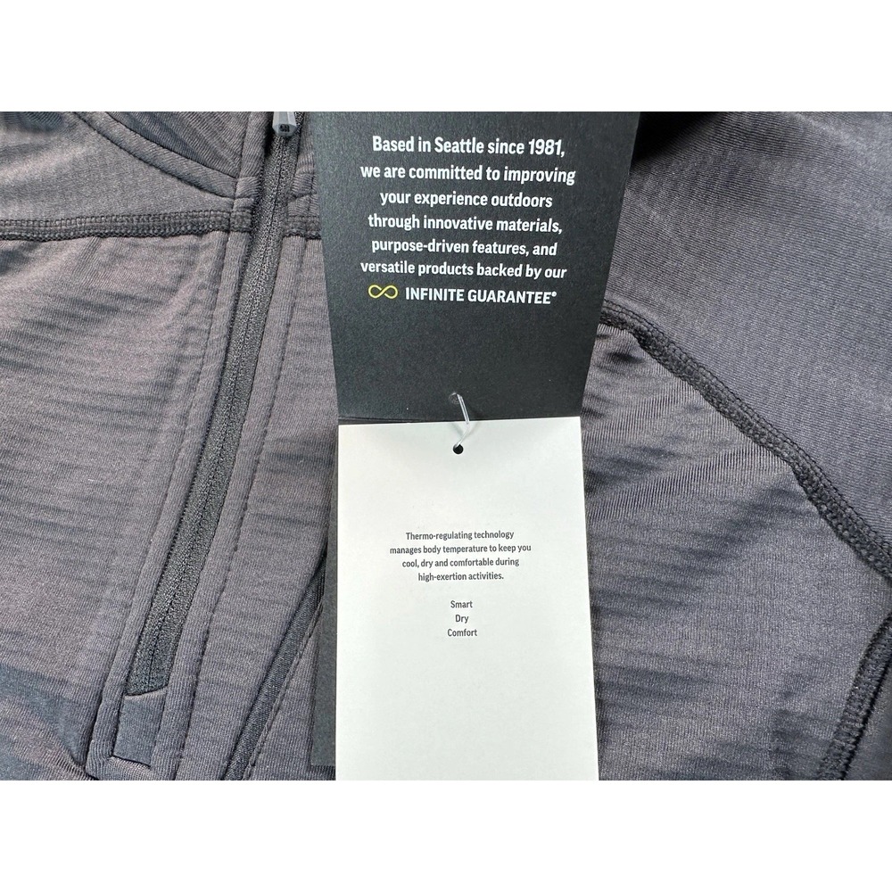 Outdoor Research Vigor 1/4‎ Zip Pullover Womens Large Black - Picture 7 of 10